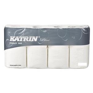 Katrin plus toaletný papier 3 vrstvový 8ks biely                                
